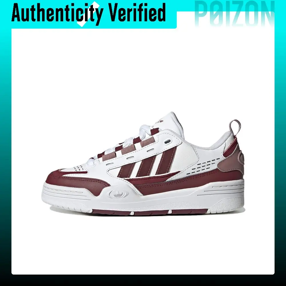 adidas-originals-adi2000-skateboard-shoes-women's-low-top-red-white-hq8653