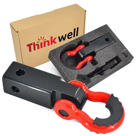 오프로드 자동차 부품용 탄소강 단조 트레일러 히치, 1/2 솔리드 암 스퀘어 커넥터, 내구성이 강한 견인 액세서리