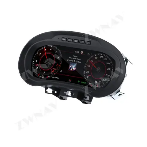 12.3 inch Smart Module For Volkswagen POLO 2012-2018 Car LCD Digital Cluster Dashboard Instrument Panel Gauges