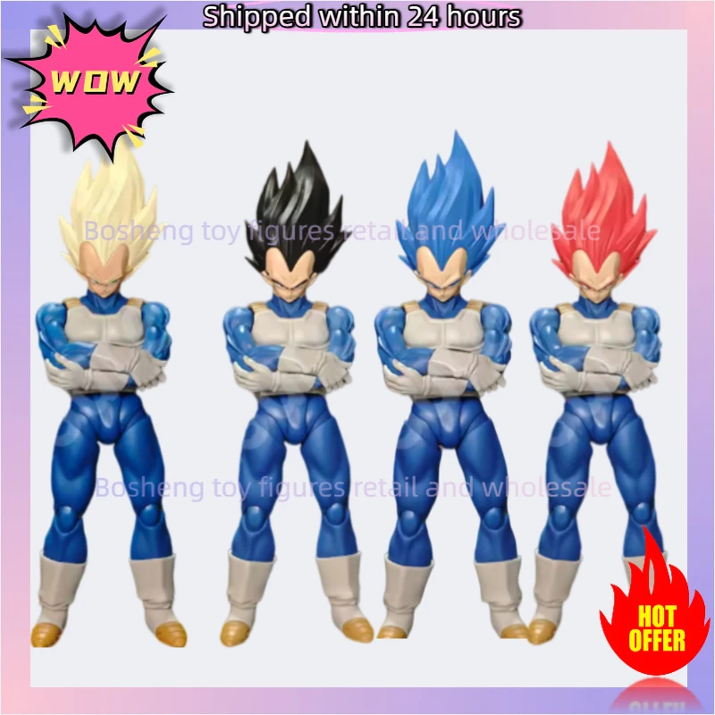 

BGK Studio Vegeta Head Sculpt Dragon Ball Super Saiyan God Vegeta Head Accessories Anime Action Figure Figurine Model Toys Gifts
