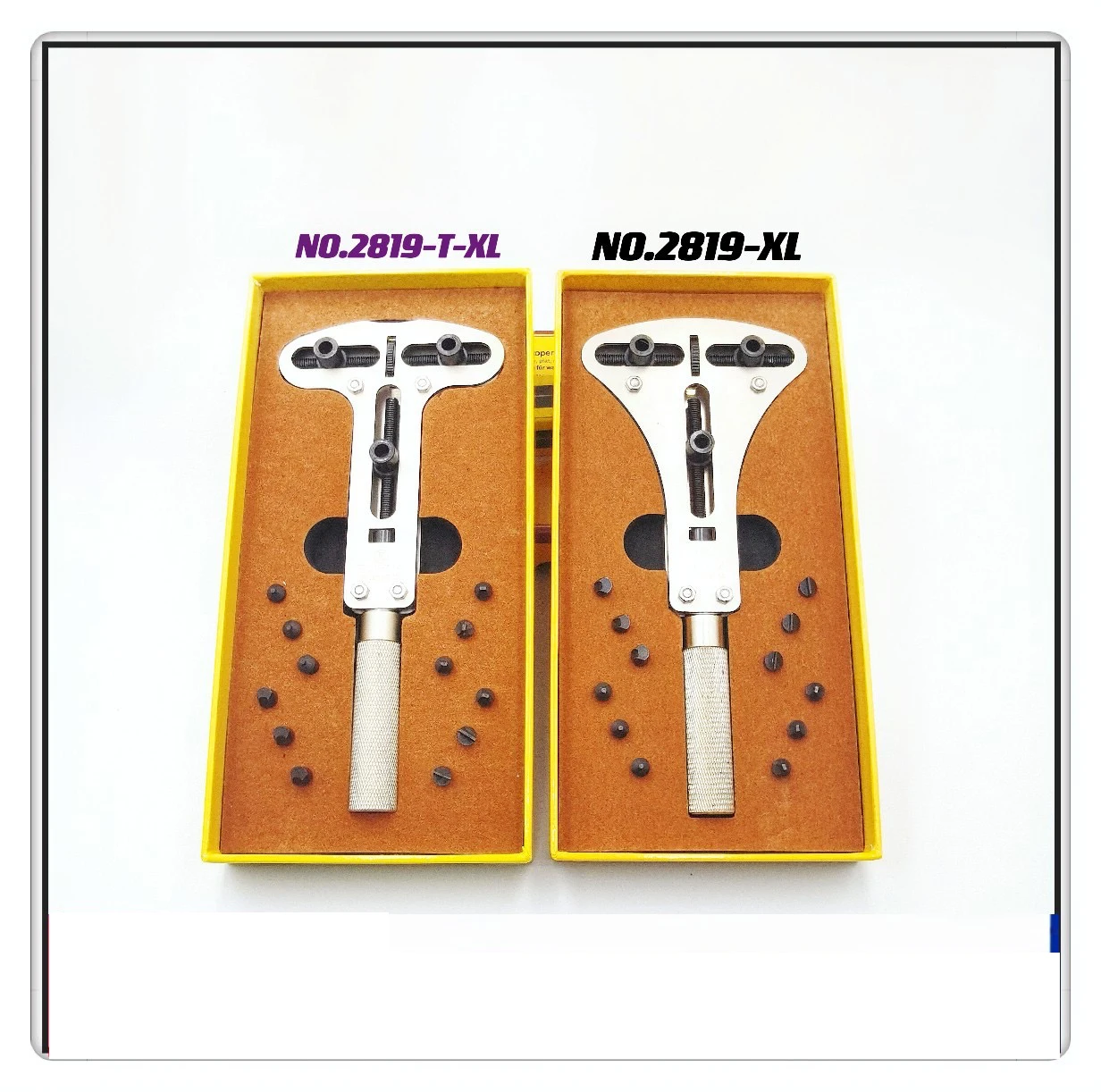 Herramienta de apertura de caja de reloj de acero sólido, tornillo ajustable de 3 garras, removedor de cubierta trasera de reloj, llave abierta, Kit de herramientas de reparación de relojero