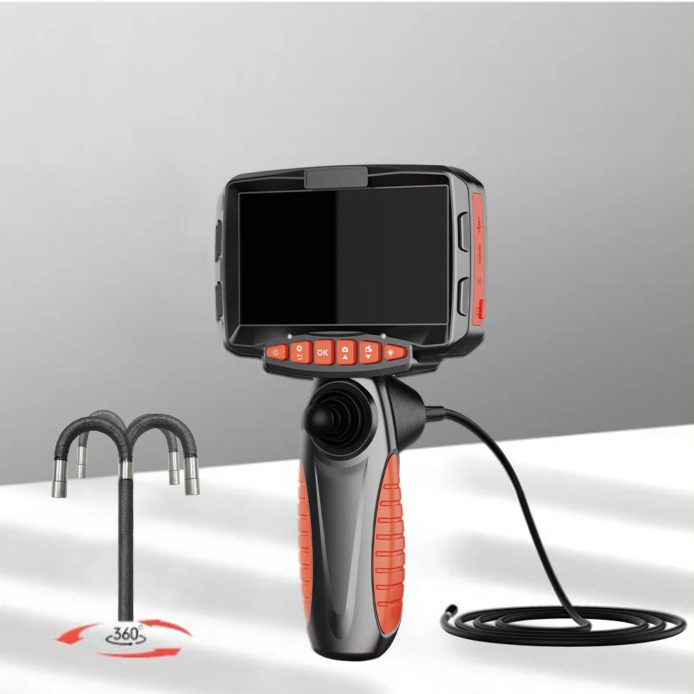 Videoskop Industri Mini Seri SEM 24 Sensor CMOS Perawatan Otomatis Boreskop Elektronik Kartu SD Data Kamera Analog Industri