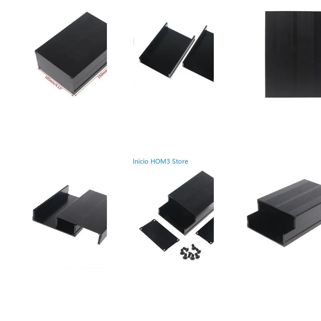 A5YD 150x105x55mm DIY Aluminum Enclosure for Case Electronic Project PCB Instrument B