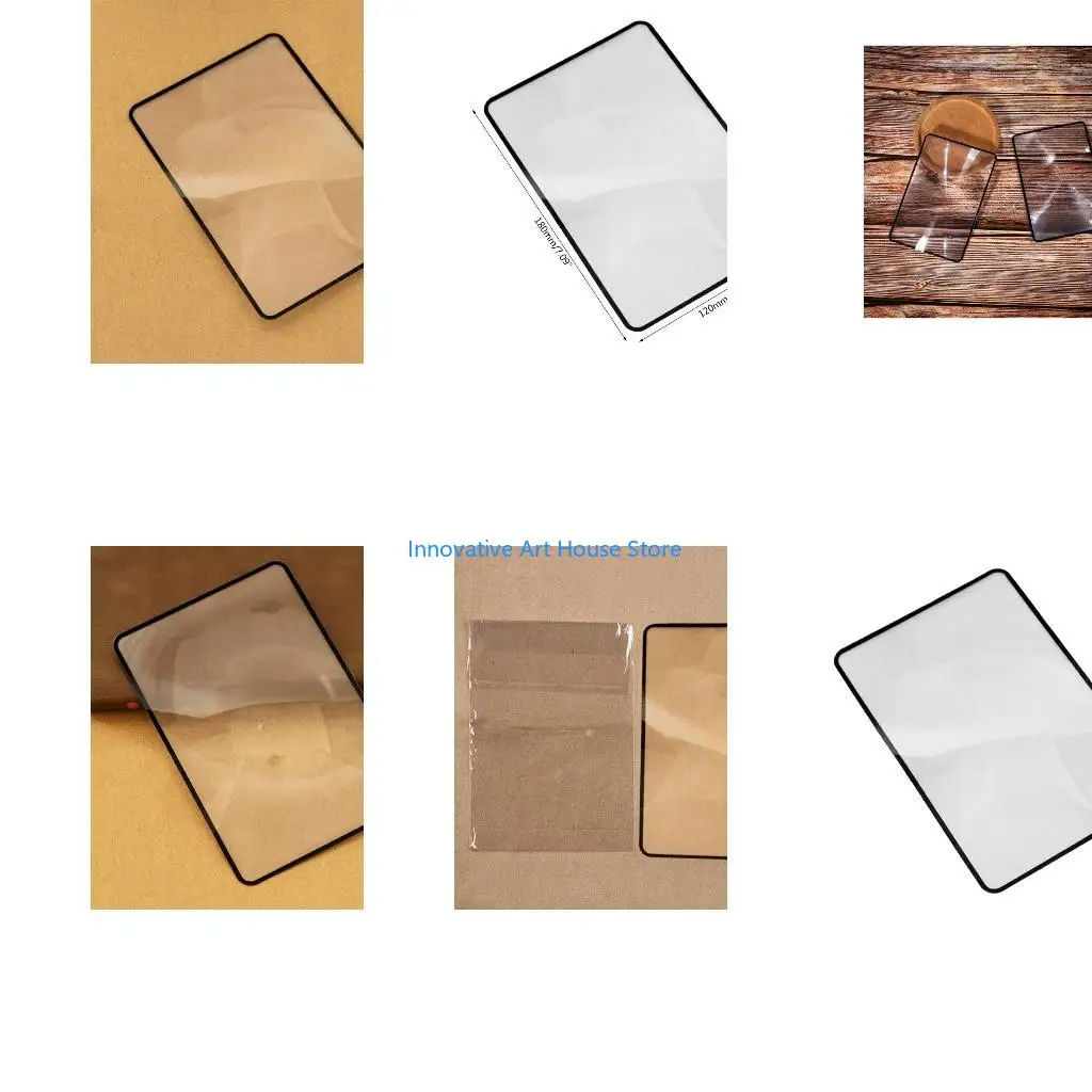 E1PC Sheet Sheet PVC Lightweight Lens Card Magnifiers