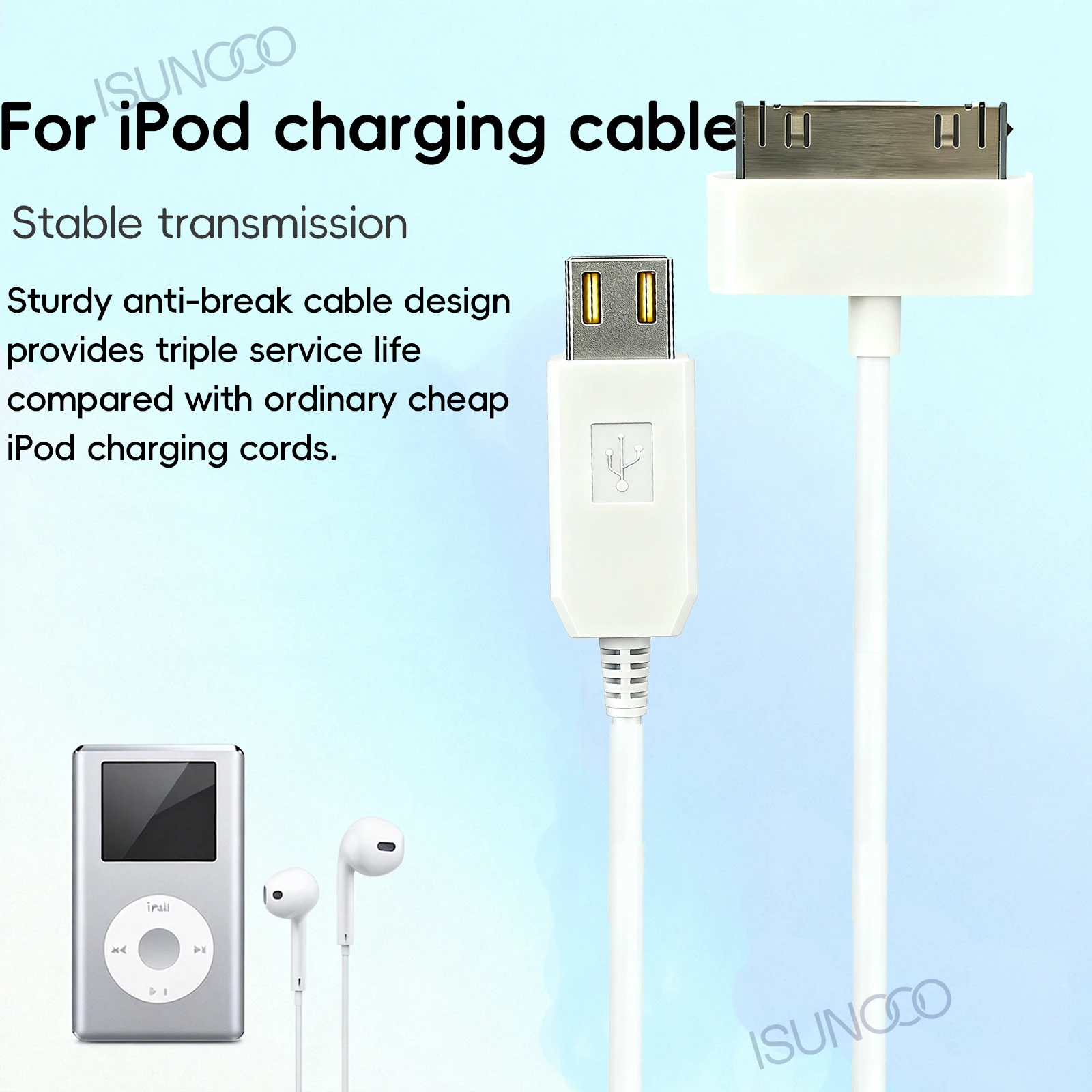 USB-Musikplayer 1394 12V Ladekabel für iPod 3. und 4. Generation, iPod Mini 1. Generation, Video 5. und 5.5. Generation, Classic 6. und 7. Generation – Detail 5