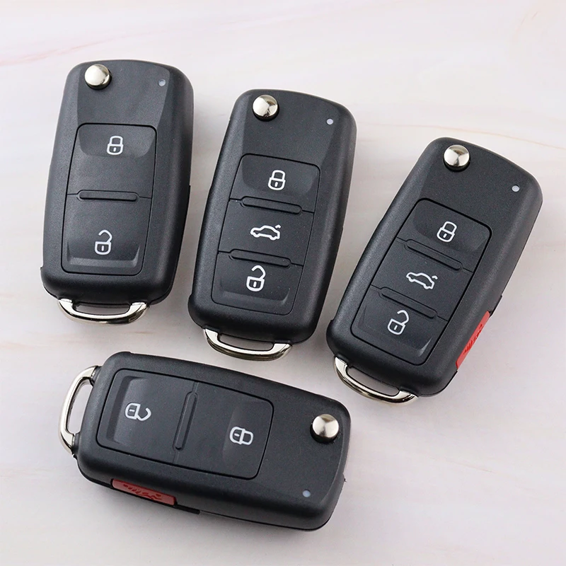 Carcasa para llave de coche, carcasa para VW/VOLKSWAGEN Eos Caddy Jetta Golf Beetle Polo Up Tiguan Passat Lavida Skoda Octavia 5K 0837202 AD AD.