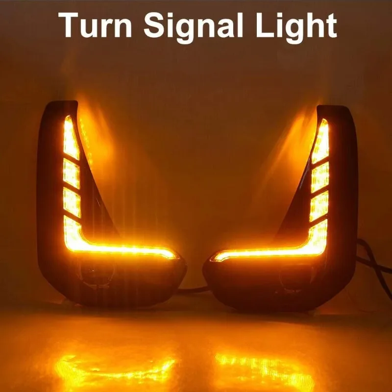 

4X4 для внедорожных автомобильных аксессуаров, крышка противотуманной фары DRL на 2021 год HILUX REVO