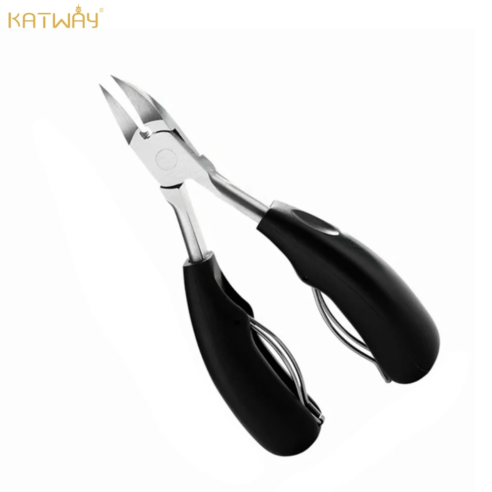 KATWAY Toenail Clippers Nail Cutters Stainless Steel Sharp Curved Blade Big Pliers Pedicure Tools Manicure Sets HH-AA153