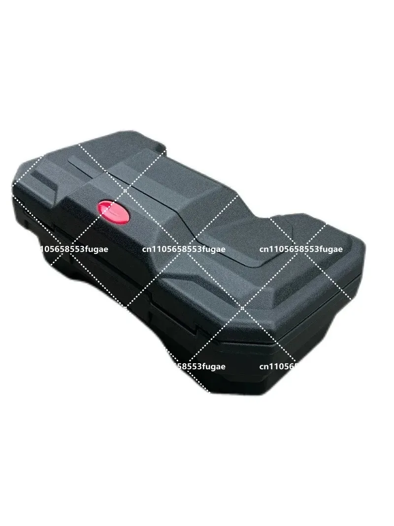 Off-Road Motorcycle Trunk with Lock, ATV Cargo Box with Backrest, Heavy Duty Storage Case for Dirt Bike