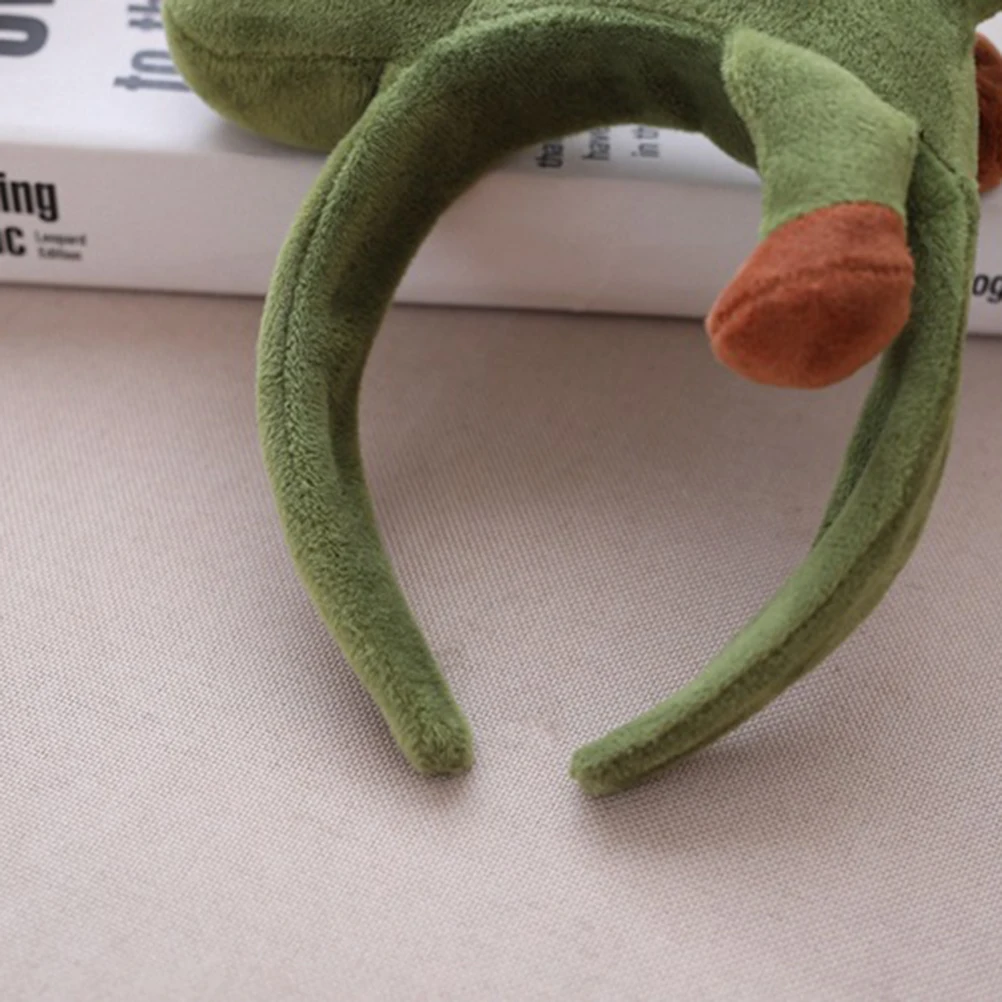 

Cute Dinosaur Headdress Lightweight Hair Band For Party Costume Carnival Christmas Decoration Adorable Eye-Catching Gift