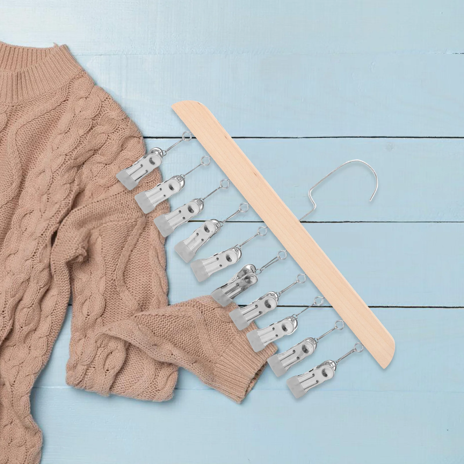 

Socks Large Capacity Clothes Drying Rack Underwear Hanger Coats Rack Clips Closet Belt Organizer Space Saving Hangers
