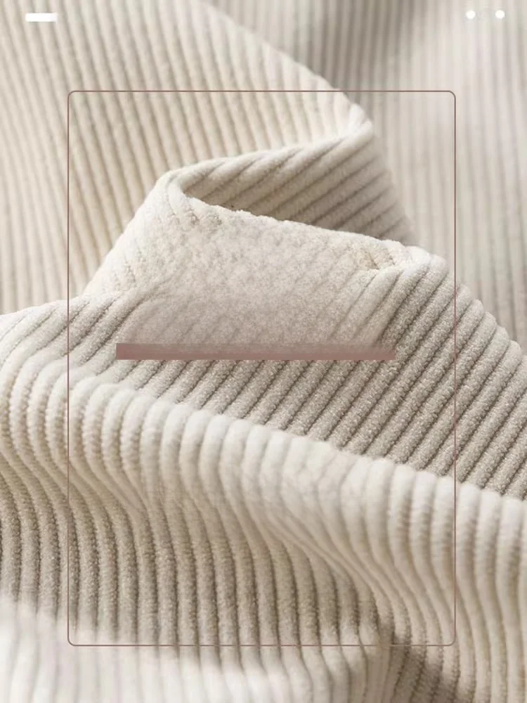 Chaqueta de pana informal hoada para hombre, primavera y otoño, cómoda, aadable al tacto, con cuello vuelto, moderna, ver...