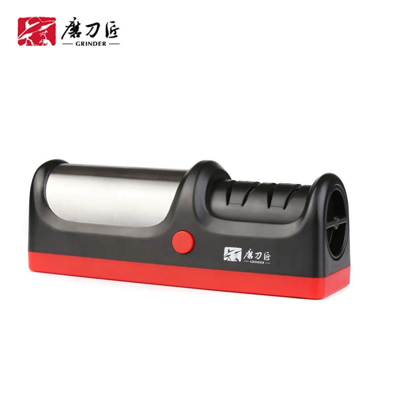 

GRINDER New electric knife sharpener TG1904 4-Stages Sharpening Adjustable Angle Fsat knife sharpener Roller Diamond Ceramic