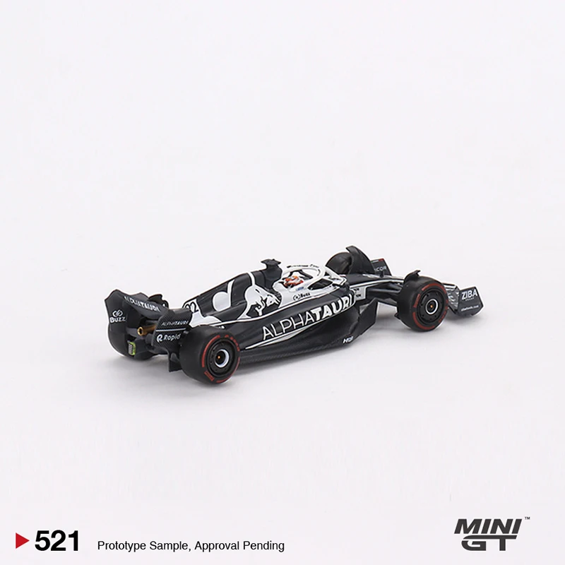 MINI GT 1:64 Model Car F1 2022 AT03 #22 Yuki Tsunoda Alloy Sport Vehicle#521