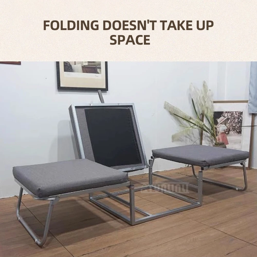 เตียงพับ Office Nap ผู้เอนกายแบบพกพา Multifunctional Office Home Nap เตียงสามพับติดตั้งฟรี