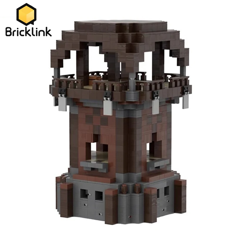 Bricklink Ideas City Village House MOC UCS My World Pillager Outpost 21278 Architektur-Sets Bausteine Spielzeug Weihnachtsgeschenk