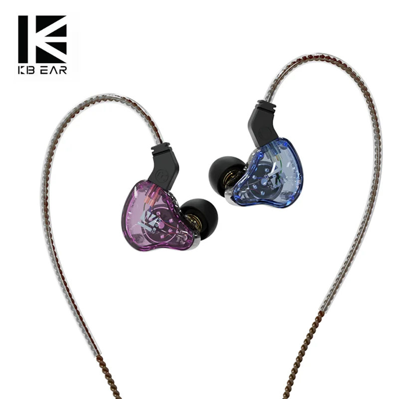 

Наушники-вкладыши KBEAR KS2 1BA + 1DD, Hi-Fi наушники, спортивные наушники, игровая гарнитура для бега, наушники-вкладыши ks1 ks2 tri i3 pro IEM