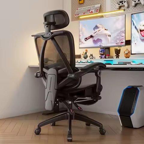 Cadeira ergonômica de alta qualidade Python Fly, cadeira de escritório, com apoio lombar ajustável, cadeira para jogos
