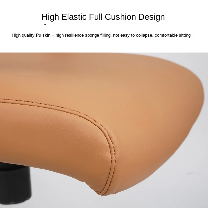 Sedie da ufficio professionali Sedia Boss girevole regolabile con schienale alto in pelle PU di lusso