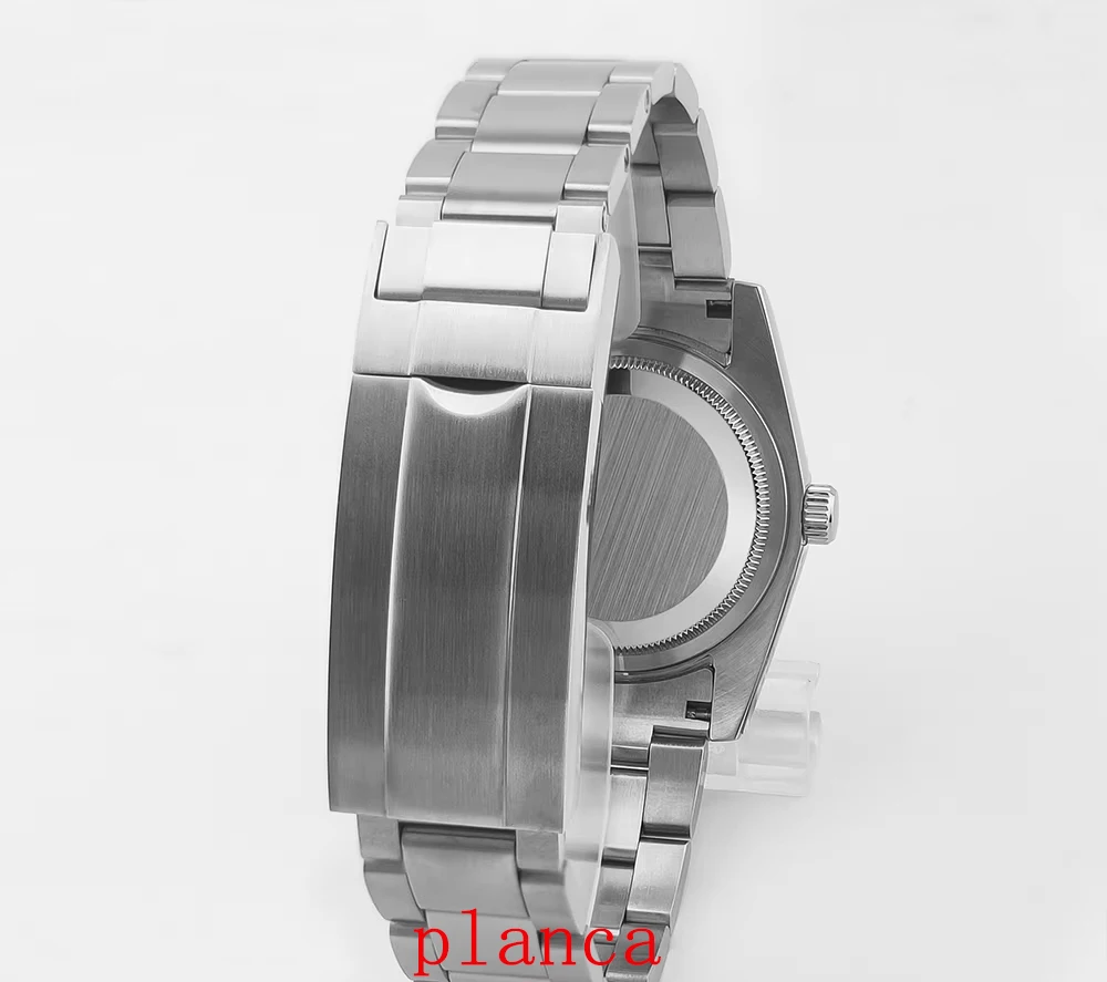 36mm/39mm Men Watch Slide Buckle Steel Strap Sapphire Glass NH35 Automatic movement Mechanical watch