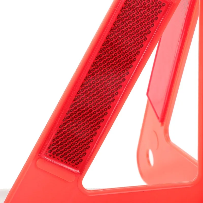 1/2/4pcs Foldable Reflective Triangle Emergency Fault Warning Roadblock Red Reflective Triangle Safety Car Warning Sign 2025 New