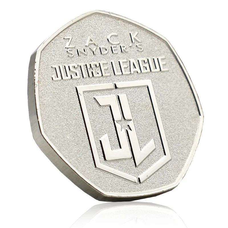 Beast Kingdom anime gaya baru DC Justice League koin peringatan Superman Batman logam koleksi mainan anak-anak hadiah liburan