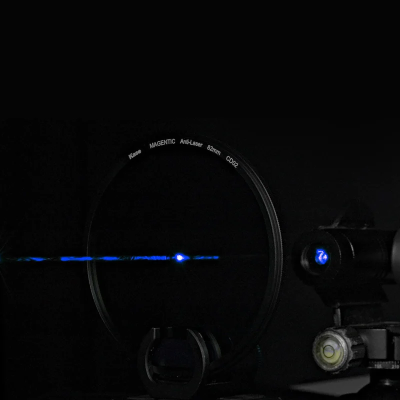 Filtre anti-laser magnétique Kase KW Revolution Plus avec anneau intégré pour objectif d'appareil photo