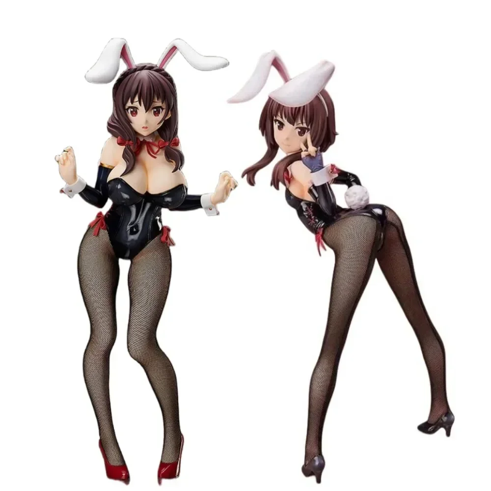 Anime Freeing Yunyun Bunny Figure KonoSuba God's Blessing on this Wonderful World Megumin Bunny Ver. model PVC Action Figur