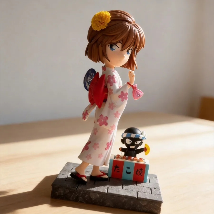 

Anime Detective Conan Haibara Ai Kimono Bride Figure Collectible Model Toy Gift for Fans 18cm