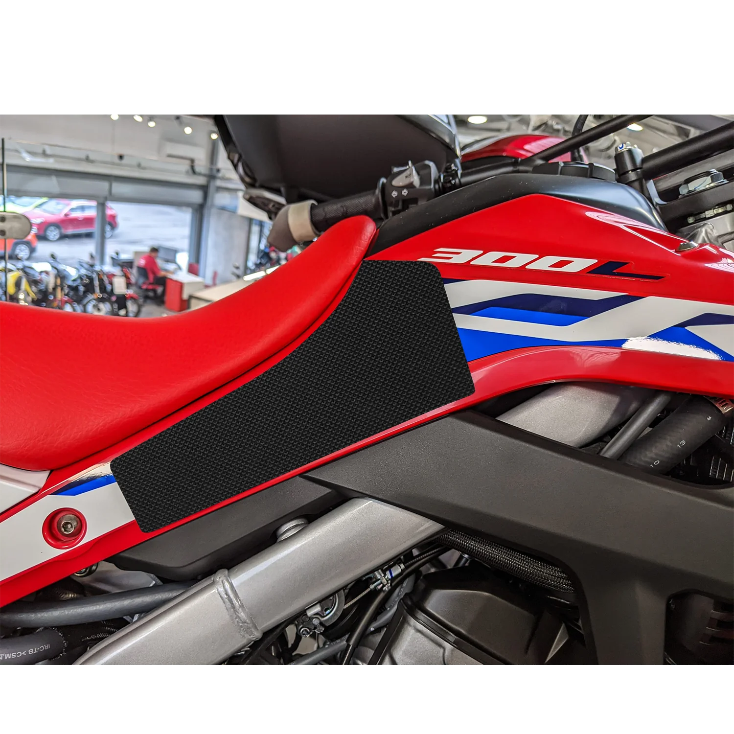 

For HONDA CRF300L 2021-2024 Tank Traction Grips Pads Silicone Rubber