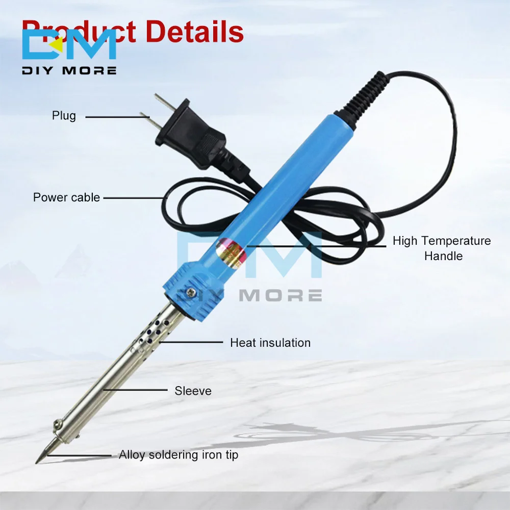 60W Electric Soldering Iron Mini Handle HeatPen Welding Repair Tools Multi-purpose Tip-nosed Electric Solder Iron Rework Station