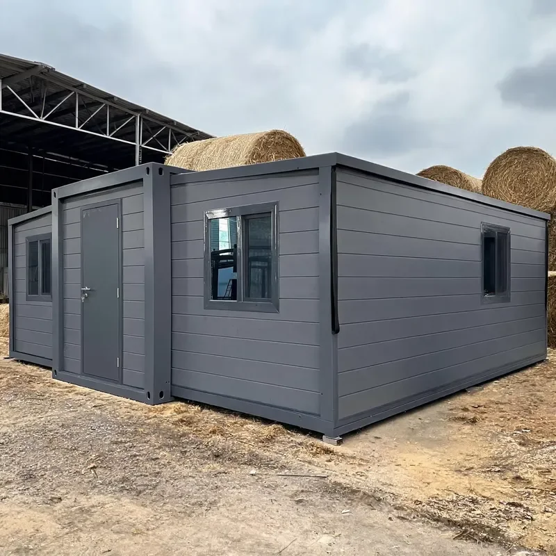 20ft Modular Foldable Expandable Container House Office Building Tiny House on Wheels Foundation Backyard Office Pod Ready