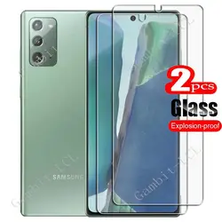 For Samsung Galaxy Note20 Tempered Glass Protective Note 20 5G Support Fingerprint Unlock Screen Protector SmartPhone Cover Film
