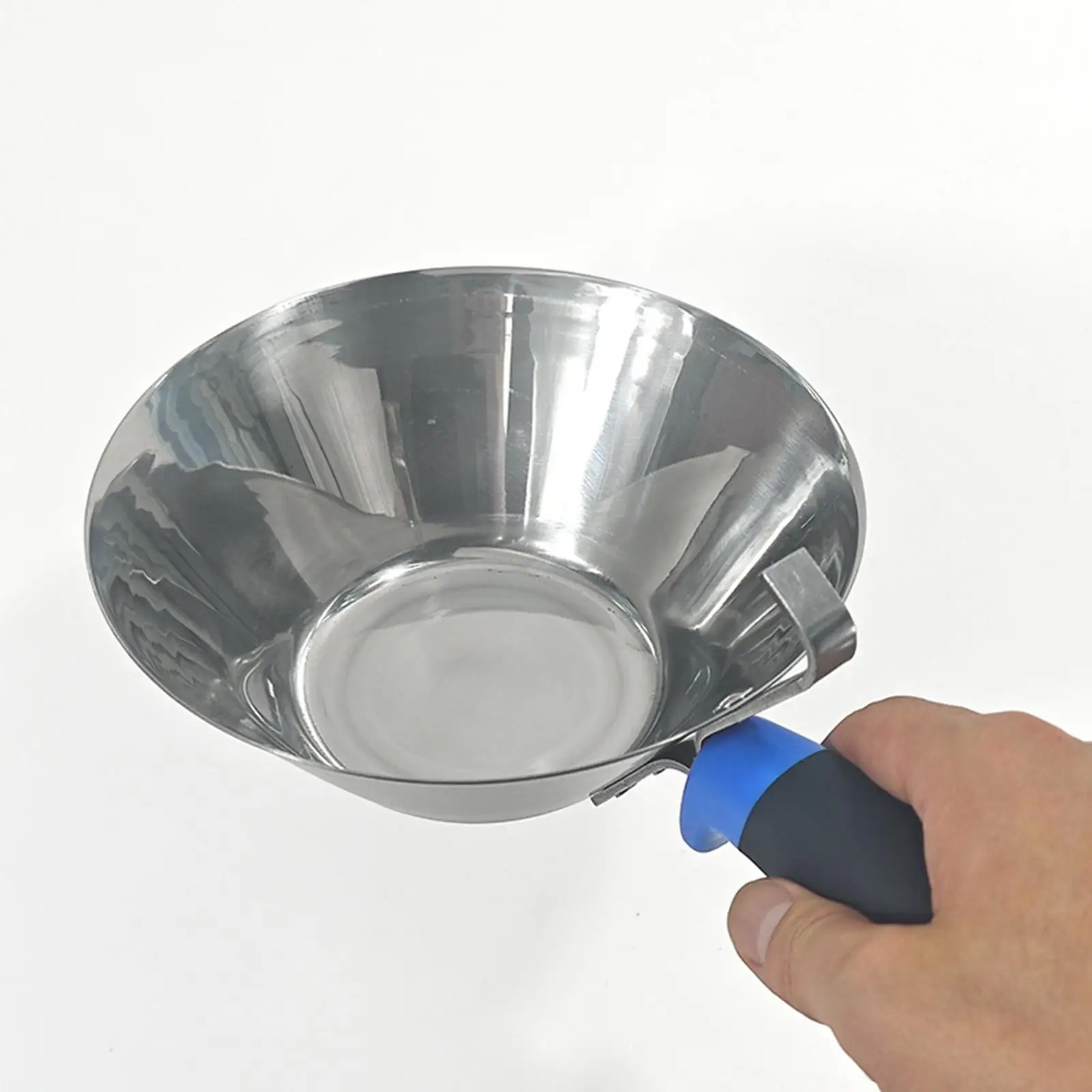 Stainless Steel Bucket Scoop Multifunctional Home Renovations Mud Pan for Outdoor Material Handling Plaster Construction Jobsite