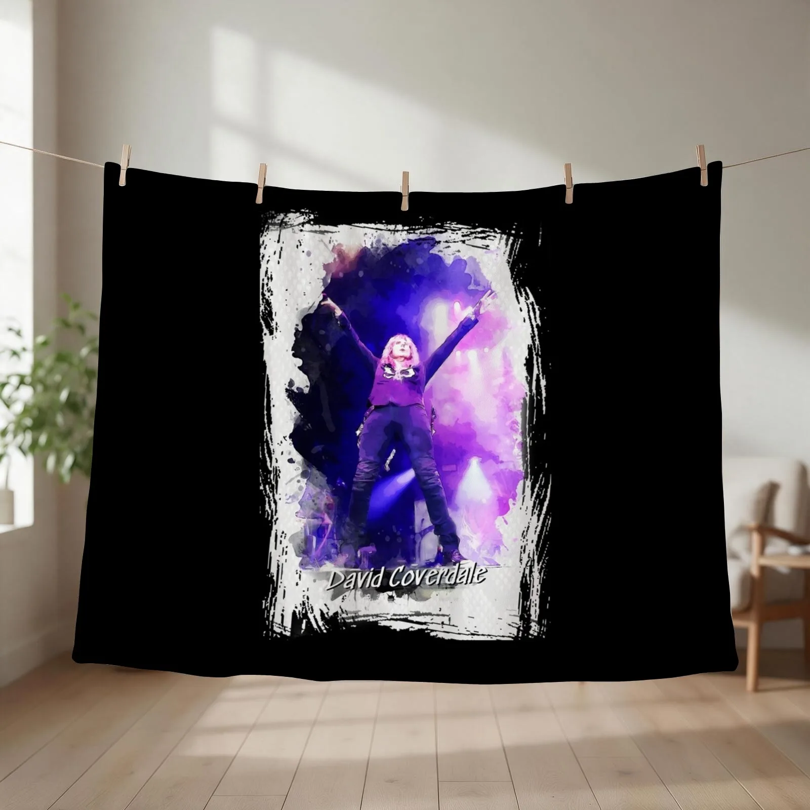 Brook Art Roanoke Virginia Digital Collage 2020 Throw Blanket couch cozy soft plush fuzzy picnic outdoor blanket