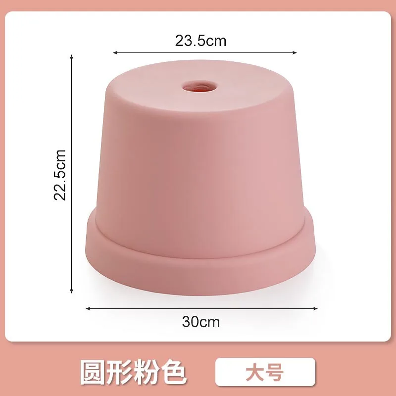Simple Plastic Small Stool for Home Thickened Bathroom Bathing Low Stool Coffee Table Changing Shoe Stool Kindergarten Bench