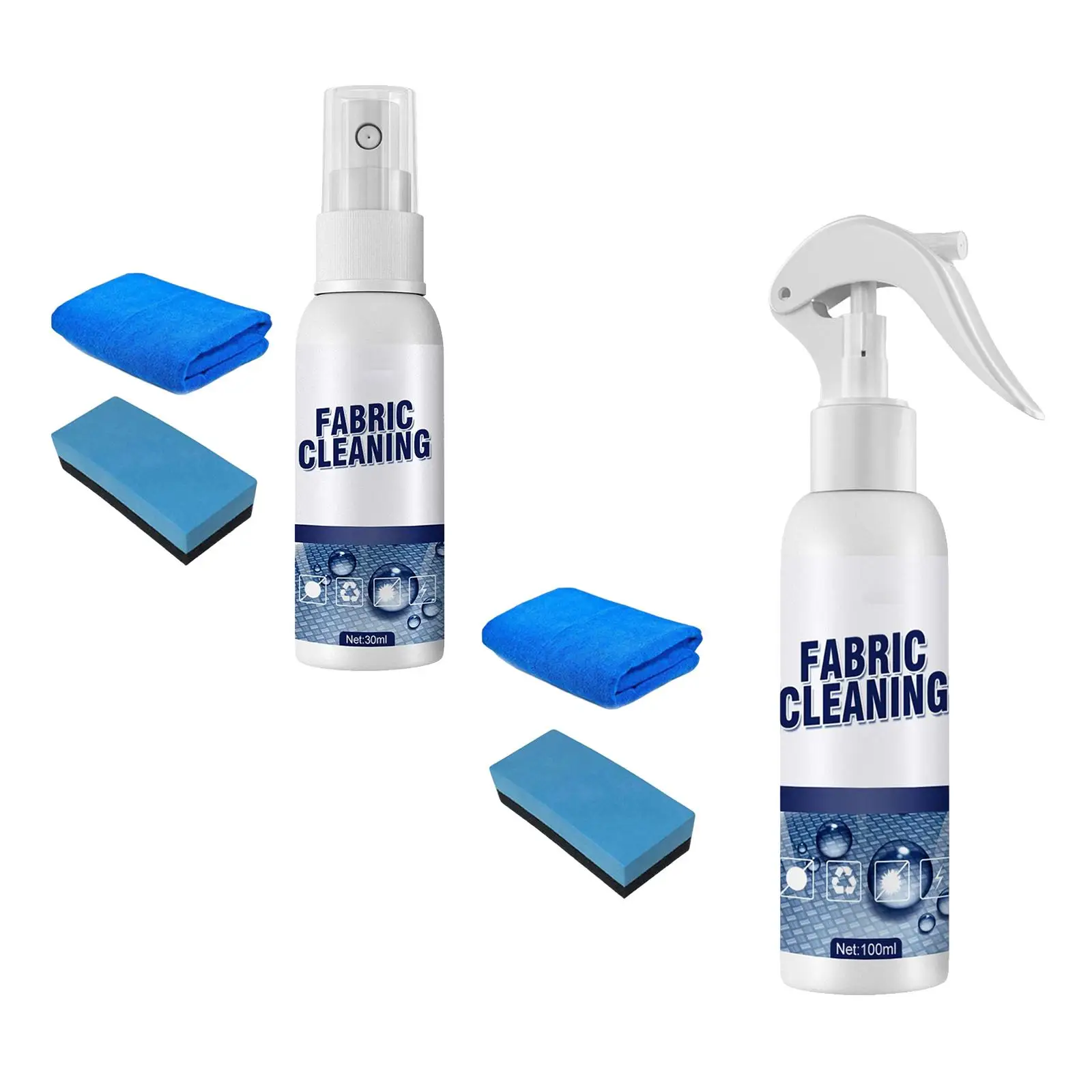 Car Interior Cleaning Agent Fabric Cleaning Spray Professional Wide Applications