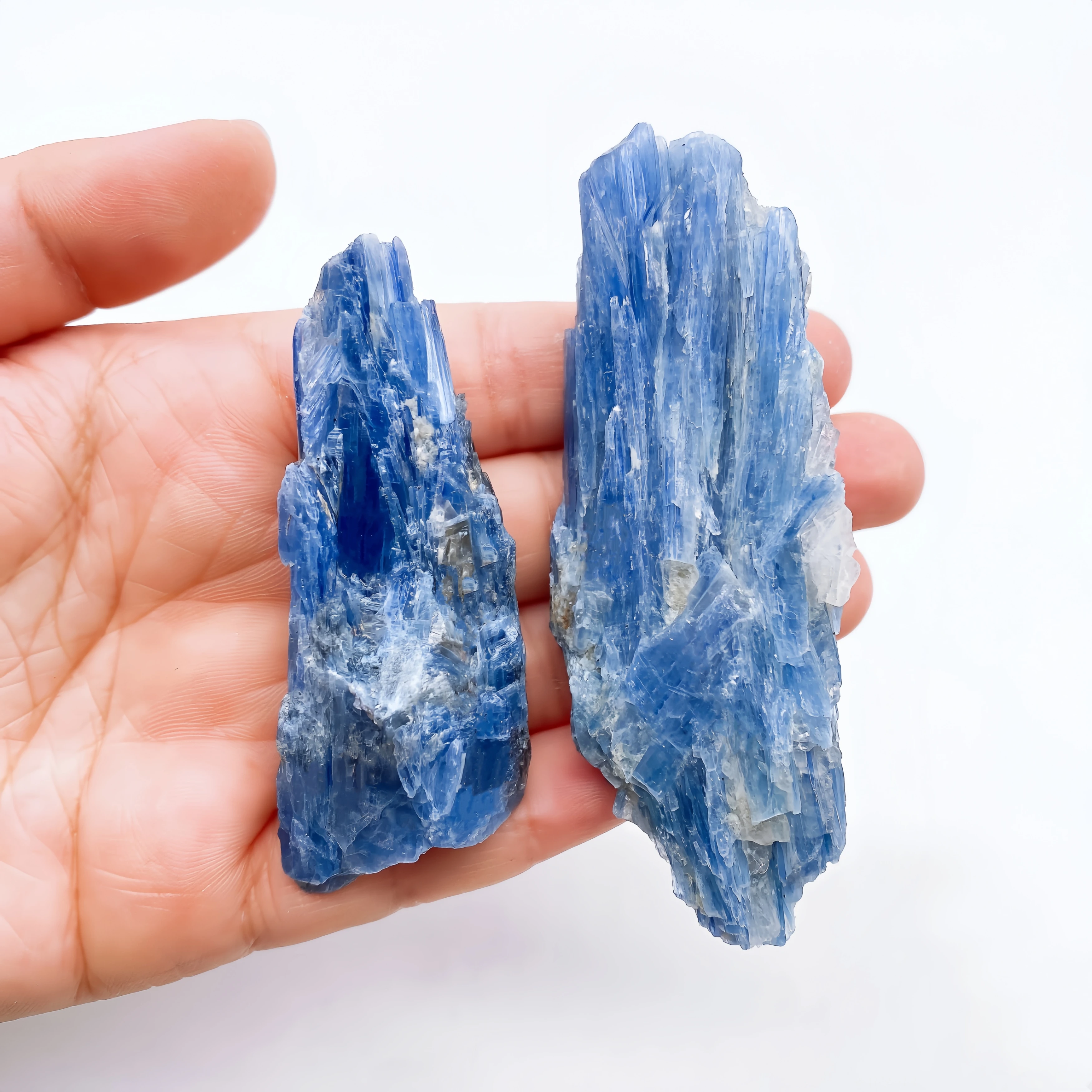 عينة كريستال الكيانيت المعدنية الطبيعية الحجر الخام الأحجار الكريمة الخام رقاقة الريكي شفاء ويكا هدية روحانية مجموعة ديكور المنزل #5