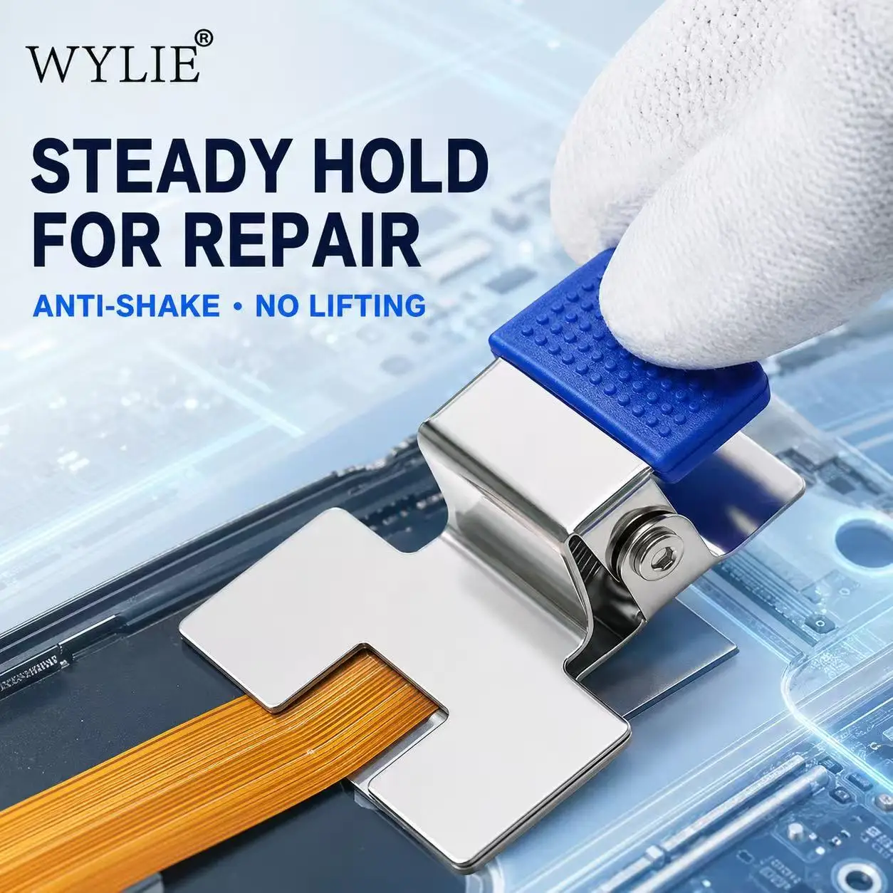 WYLIE Screen Flex Cable Repair Clamp Anti-Shake Fixing Clip Welding Auxiliary Holder for Phone LCD Display Maintenance Tool