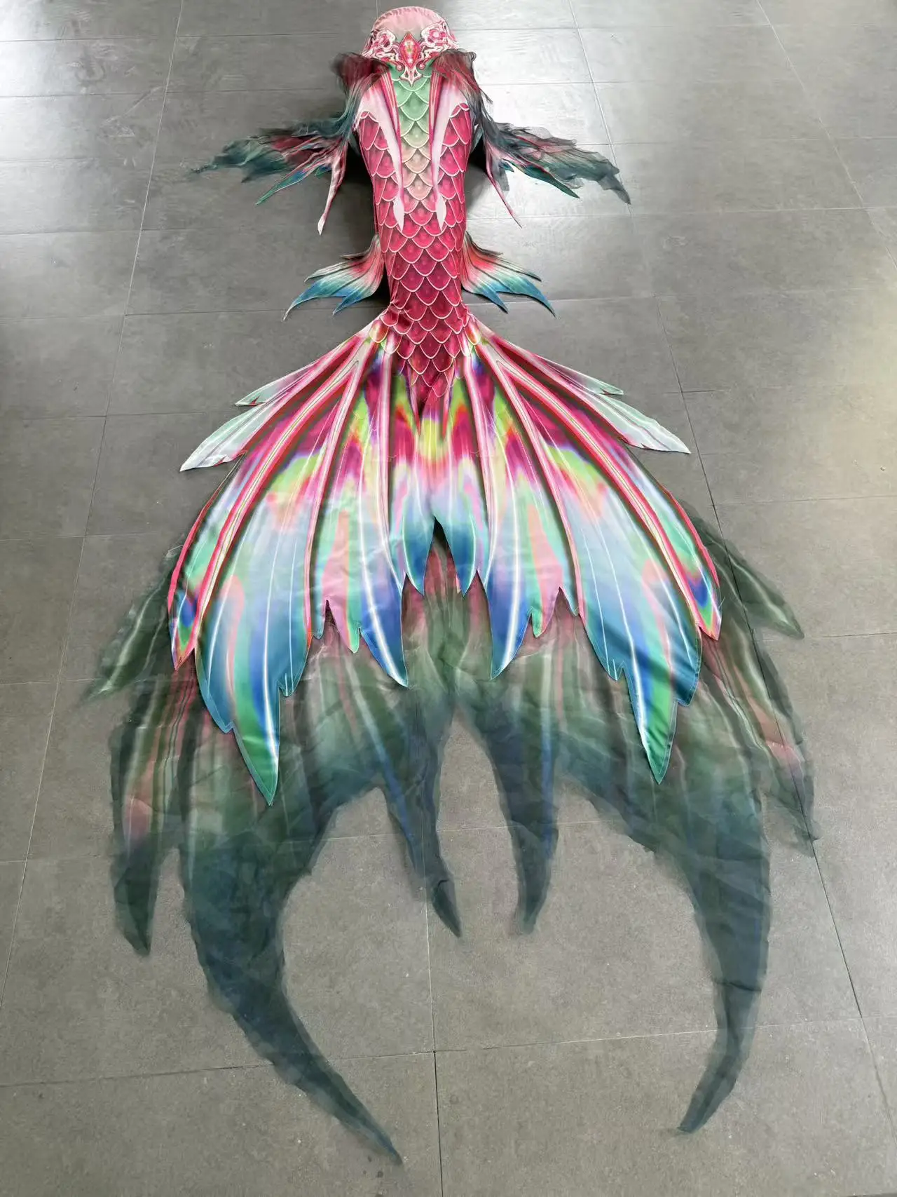 جديد قوس قزح حورية البحر ذيل كبير ماهينا الغوص حوض السمك الشاطئ التصوير ملابس السباحة ملابس السباحة التصوير الشاطئي