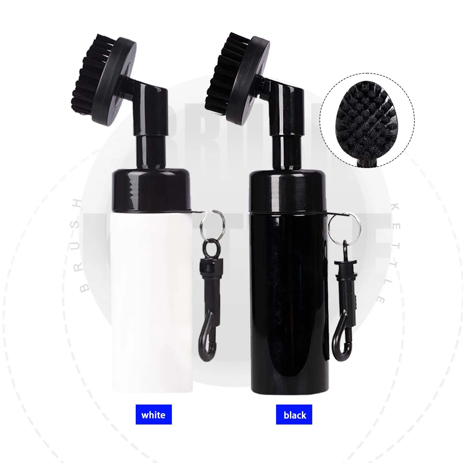 

Golf Groove Cleaner Bottle Brush - Portable Top Press Water Spray for Golf Club Maintenance