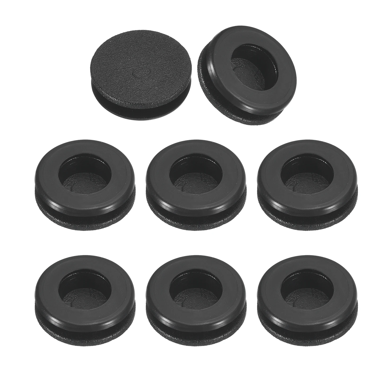 2-64Pcs Rubber Grommets 10-100mm Drill Hole 8-91mm ID Single Sided Hole Plugs Ring Gasket for Firewall Cable Wire Protecting