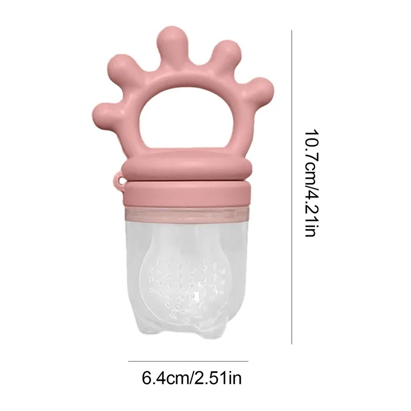 Wholesale Baby Infant Bpa Free Food Grade Nipple Teething Toy Feeder Pacifier Baby Fruit Silicone Teether for Babies