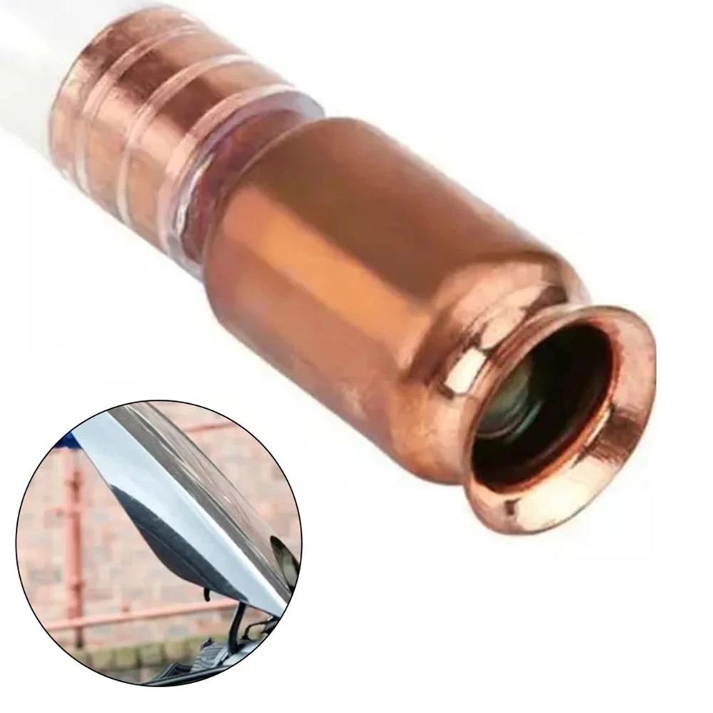 

1pc Copper Siphon Filler Pipe Manual Pumping Oil Pipe Fittings Siphon Connector