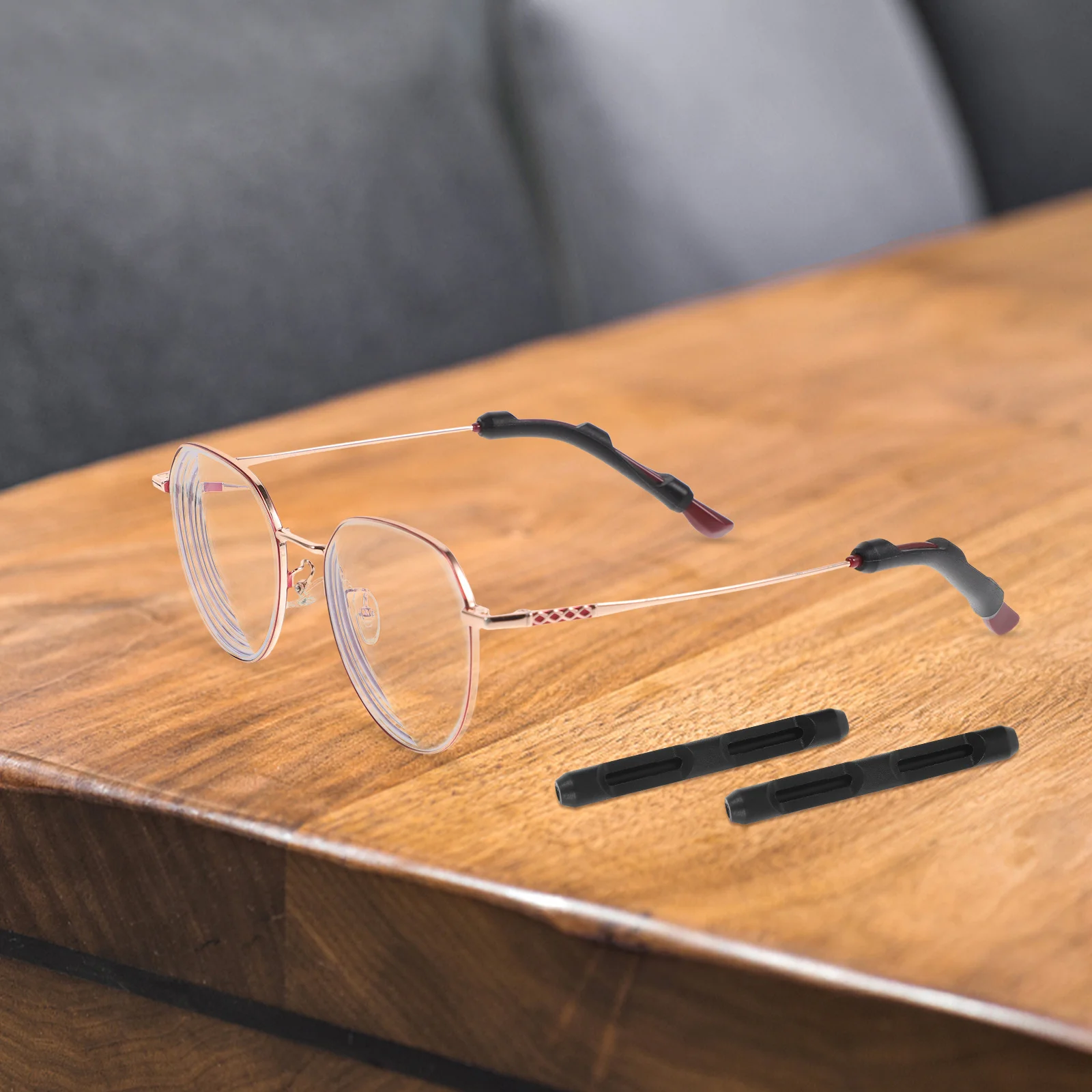 

10Pairs Silicone Glass Ear Pads Anti Slip Eyeglass Retainers Comfortable Lightweight for Running Climbing Riding Eyewear