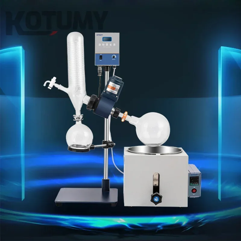 1L/2L L-scale Rotary Evaporator System Rotavapor Glass Distillation with Efficient Rotation Evaporation