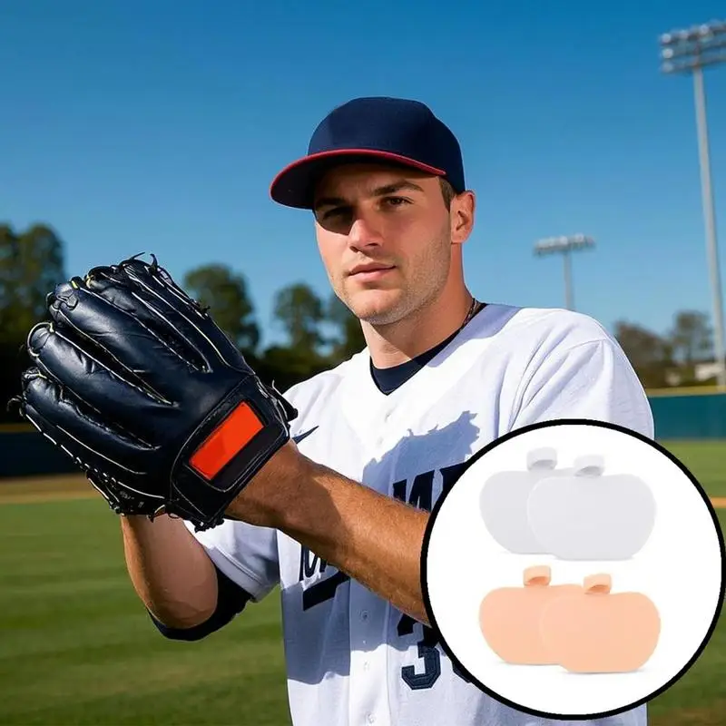 البيسبول النخيل الوسادة المهنية قفاز ستينغ الوسادة 4 قطعة اكسسوارات البيسبول المحمولة قابلة لإعادة الاستخدام مبطن الداخلية قفاز لليسار واليمين