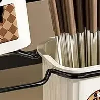 젓가락 용기 주방 숟가락 보관 용기 가정용 보관 랙 젓가락 바구니 주방 젓가락 용기