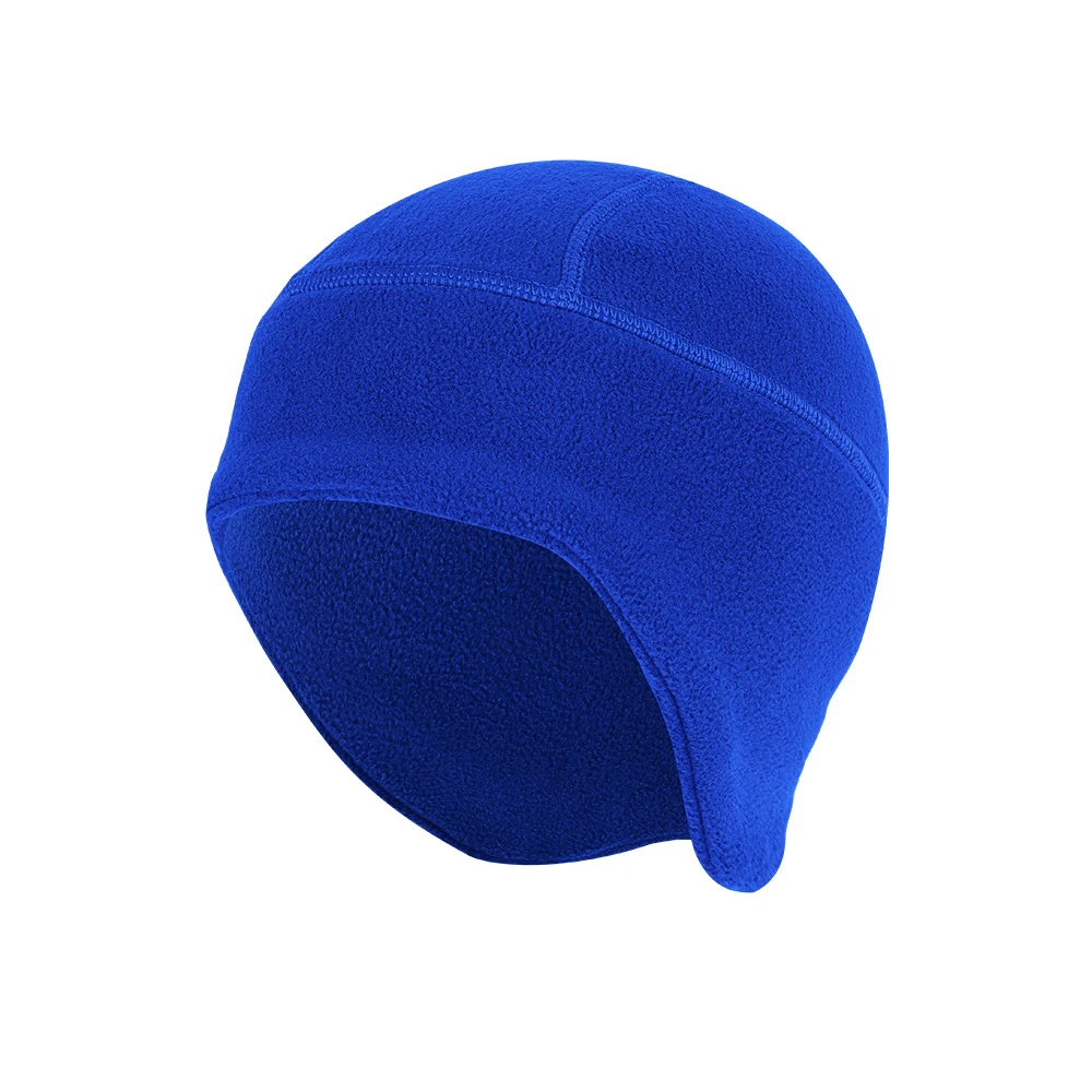 Soft Double Layered Polar Fleece Caps for Winter Men Solid Beanie Hat Outdoor Warm Ear Protected Melon Street Beanies Women Hats