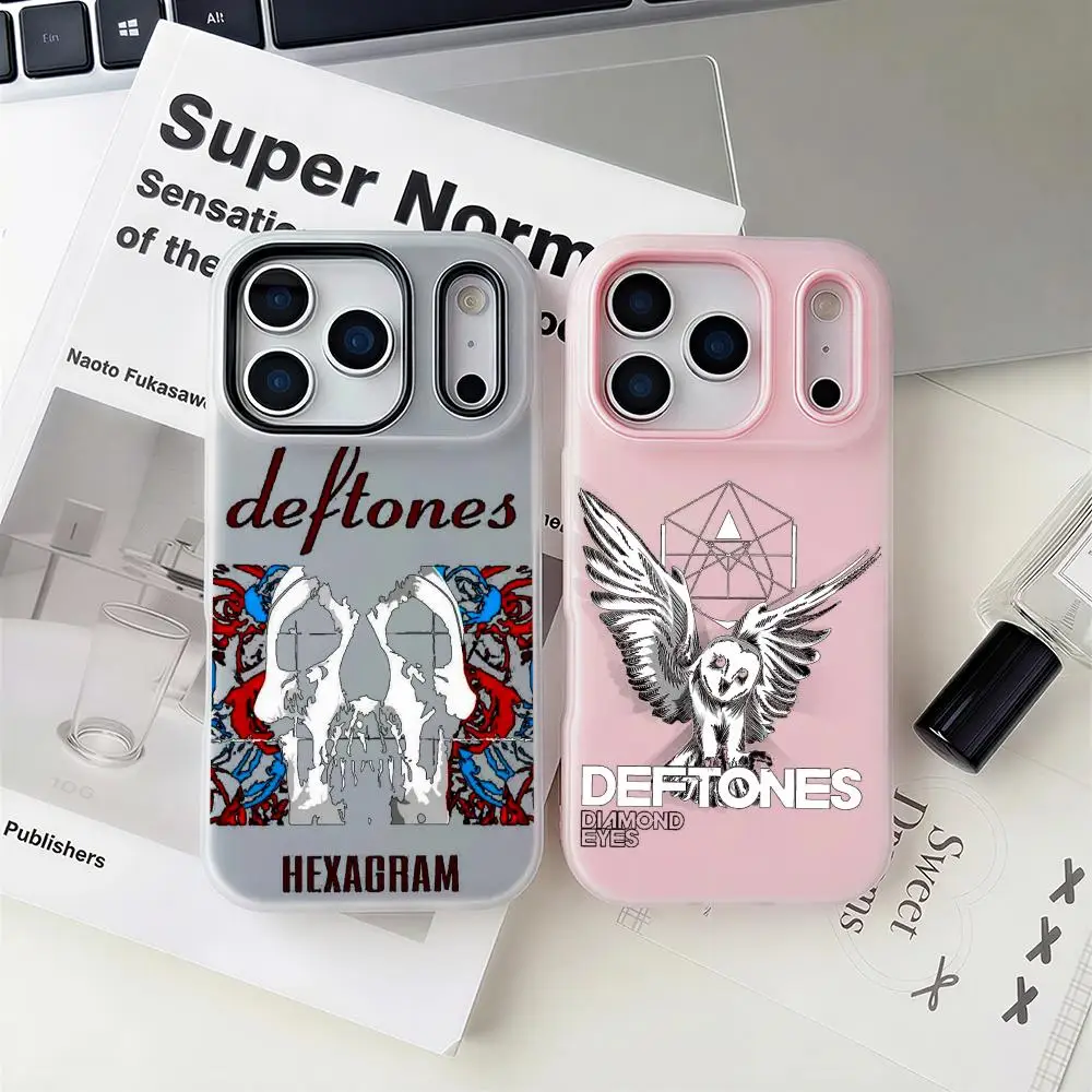 

Alternative Deftones Phone Case 2-in-1 Detachable Clear Case with Slot for Cards & Photos iPhone 12-17